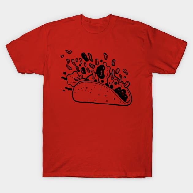 Spill your taco T-Shirt by Sketchy